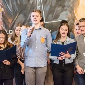 „Otrzęsiny” czyli przyjęcie klas pierwszych do grona uczniów MZSP