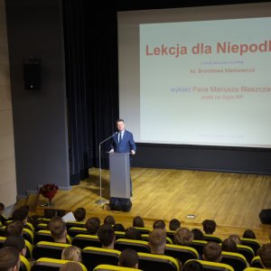 Wykład historyczno-patriotyczny w ramach cyklu „Lekcja dla Niepodległej”